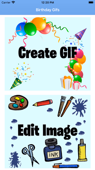 Happy Birthday GIF Video Maker Screenshot 1 - AppWisp.com Happy Birthday GIF Video Maker Screenshot 1 - AppWisp.com