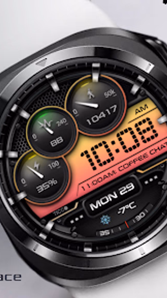 TIC10 Digital Watch face Screenshot 4 - AppWisp.com