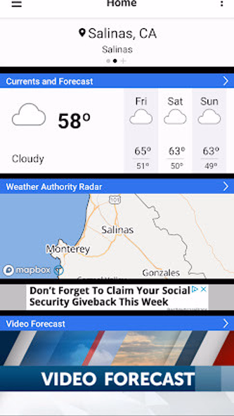 KION Weather Authority Screenshot 1 - AppWisp.com KION Weather Authority Screenshot 1 - AppWisp.com