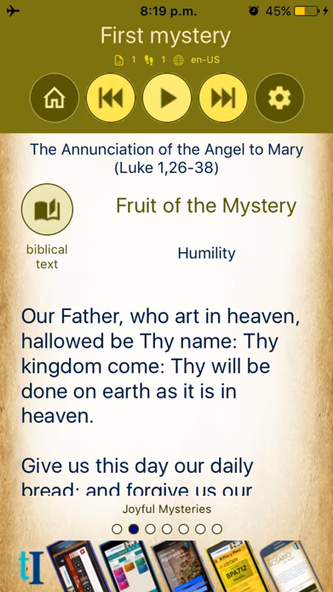 Holy Rosary with audio Screenshot 3 - AppWisp.com Holy Rosary with audio Screenshot 3 - AppWisp.com