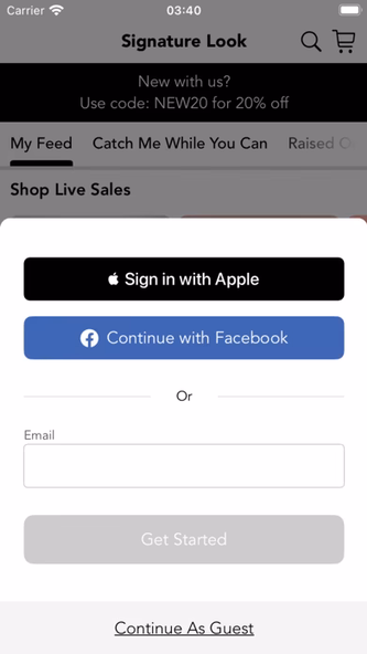 Signature Look Screenshot 1 - AppWisp.com Signature Look Screenshot 1 - AppWisp.com