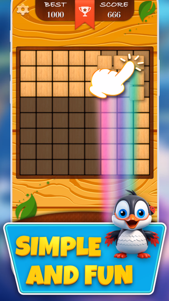 Wood Block : Fun Wooden Puzzle Screenshot 2 - AppWisp.com Wood Block : Fun Wooden Puzzle Screenshot 2 - AppWisp.com