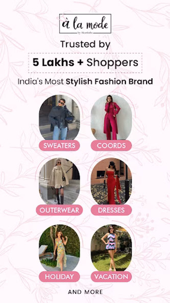 Alamode By Akanksha: Fashion Screenshot 1 - AppWisp.com Alamode By Akanksha: Fashion Screenshot 1 - AppWisp.com