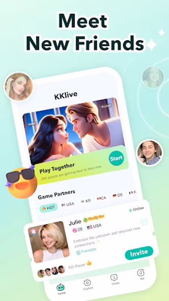 KKLive: Live Chat, Video Call Screenshot 1 - AppWisp.com KKLive: Live Chat, Video Call Screenshot 1 - AppWisp.com