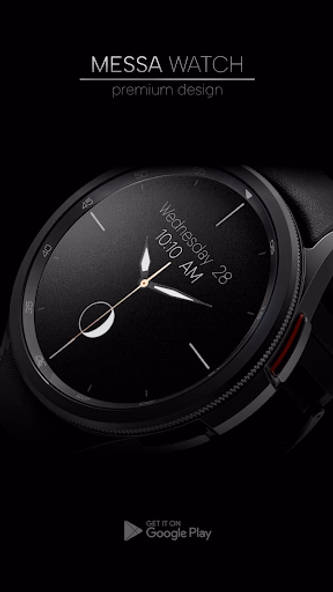 Minimal Analog Watch Face Moon Screenshot 4 - AppWisp.com