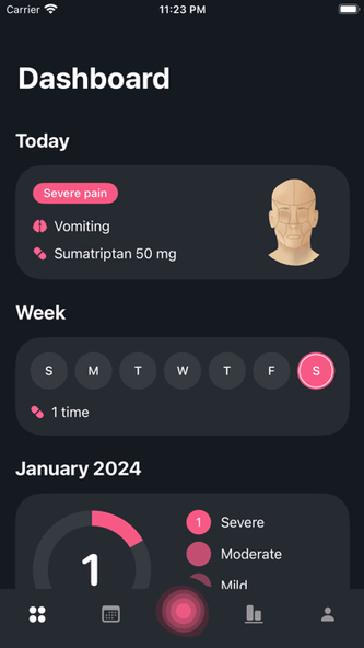 Migraine Tracker: MiG Screenshot 4 - AppWisp.com Migraine Tracker: MiG Screenshot 4 - AppWisp.com