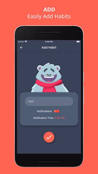 Habit Coach - Track new Habits Screenshot 2 - AppWisp.com Habit Coach - Track new Habits Screenshot 2 - AppWisp.com