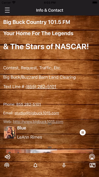 Big Buck Country 101.5 Screenshot 3 - AppWisp.com Big Buck Country 101.5 Screenshot 3 - AppWisp.com