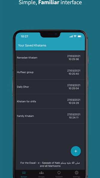 Group Khatam Tracker Screenshot 3 - AppWisp.com Group Khatam Tracker Screenshot 3 - AppWisp.com