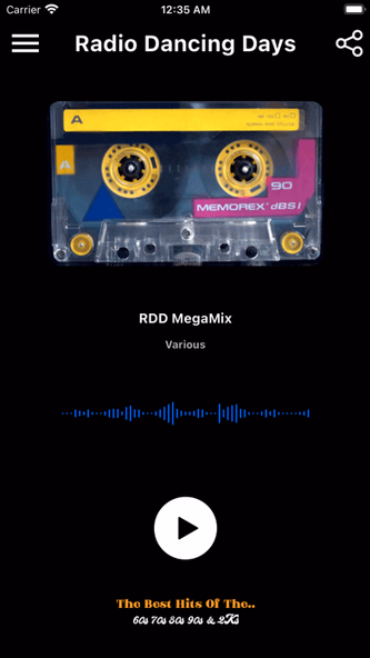 Radio Dancing Days Screenshot 1 - AppWisp.com Radio Dancing Days Screenshot 1 - AppWisp.com