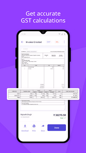myBillBook Invoice Billing App Screenshot 3 - AppWisp.com myBillBook Invoice Billing App Screenshot 3 - AppWisp.com