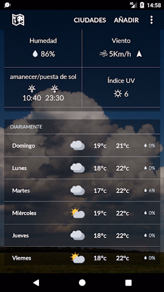Peru weather Screenshot 2 - AppWisp.com Peru weather Screenshot 2 - AppWisp.com