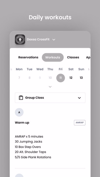 Doxsa CrossFit Screenshot 4 - AppWisp.com Doxsa CrossFit Screenshot 4 - AppWisp.com