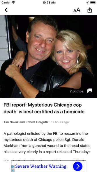 Chicago Sun-Times News Screenshot 3 - AppWisp.com Chicago Sun-Times News Screenshot 3 - AppWisp.com