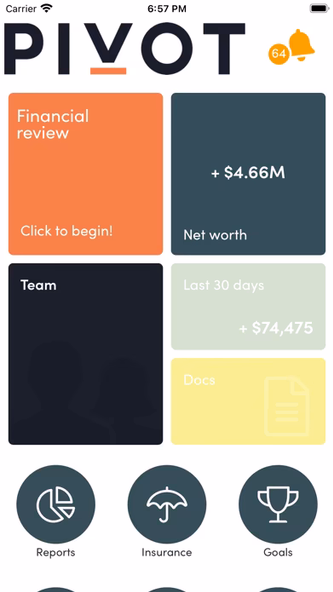 Pivot Wealth Screenshot 1 - AppWisp.com Pivot Wealth Screenshot 1 - AppWisp.com