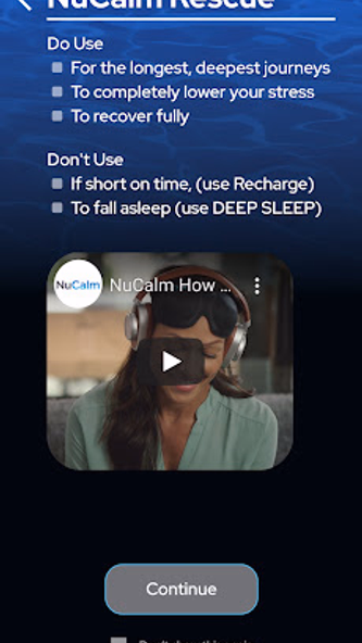NuCalm:Sleep, Recover, Perform Screenshot 2 - AppWisp.com NuCalm:Sleep, Recover, Perform Screenshot 2 - AppWisp.com
