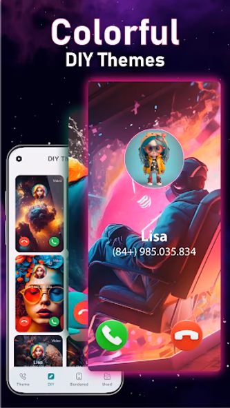 Call Color Themes: Call Dialer Screenshot 2 - AppWisp.com Call Color Themes: Call Dialer Screenshot 2 - AppWisp.com