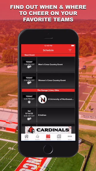 Concordia Ann Arbor Cardinals Screenshot 3 - AppWisp.com Concordia Ann Arbor Cardinals Screenshot 3 - AppWisp.com