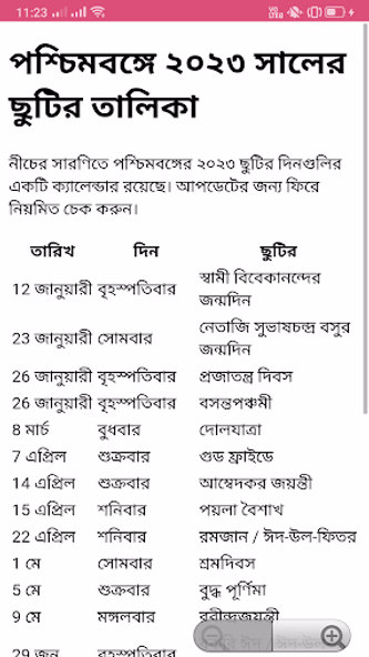Bengali Calendar 2023 Screenshot 3 - AppWisp.com Bengali Calendar 2023 Screenshot 3 - AppWisp.com