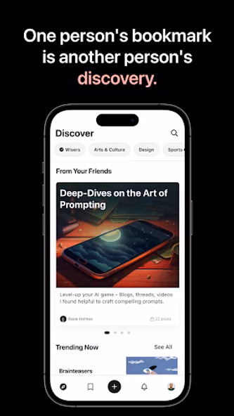 Wiser: Pinterest for Knowledge Screenshot 4 - AppWisp.com Wiser: Pinterest for Knowledge Screenshot 4 - AppWisp.com