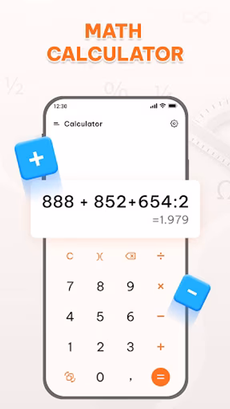 Calculator Plus - Math Solver Screenshot 1 - AppWisp.com Calculator Plus - Math Solver Screenshot 1 - AppWisp.com
