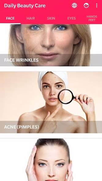 Daily Beauty Care - Skin, Hair Screenshot 1 - AppWisp.com Daily Beauty Care - Skin, Hair Screenshot 1 - AppWisp.com