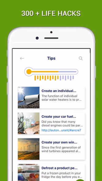 Eco Life Hacks - Go Green Screenshot 3 - AppWisp.com Eco Life Hacks - Go Green Screenshot 3 - AppWisp.com