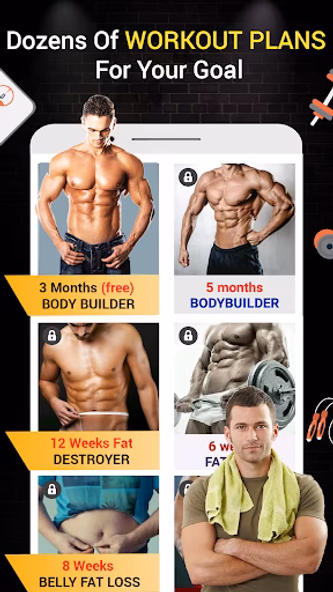Pro Gym Workout -Gym & Fitness Screenshot 3 - AppWisp.com Pro Gym Workout -Gym & Fitness Screenshot 3 - AppWisp.com