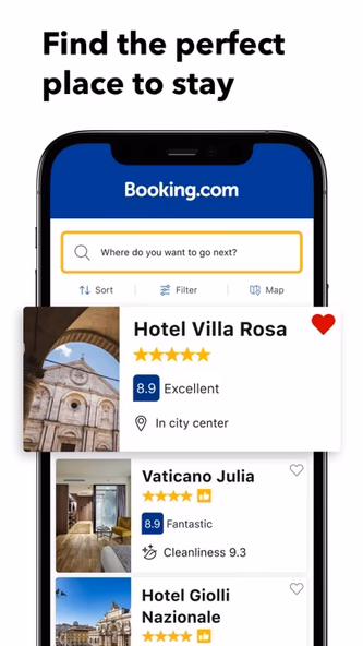 Booking.com: Hotels & Travel Screenshot 2 - AppWisp.com Booking.com: Hotels & Travel Screenshot 2 - AppWisp.com