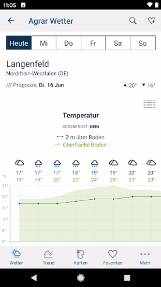 Agrar Wetter Screenshot 3 - AppWisp.com Agrar Wetter Screenshot 3 - AppWisp.com