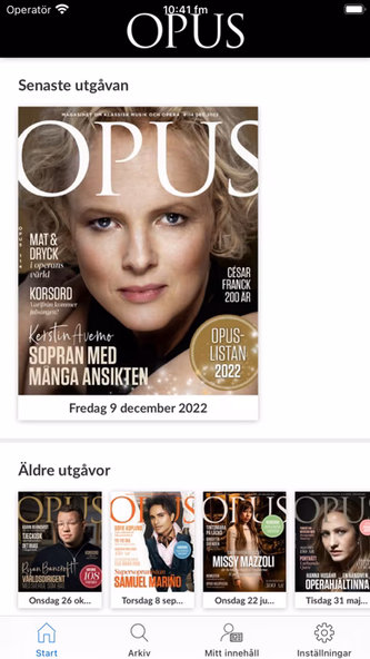 OPUS MAGASIN Screenshot 1 - AppWisp.com OPUS MAGASIN Screenshot 1 - AppWisp.com