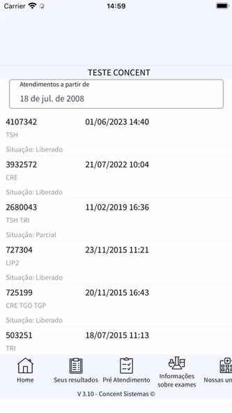 Laboratório Amigovida Screenshot 1 - AppWisp.com Laboratório Amigovida Screenshot 1 - AppWisp.com