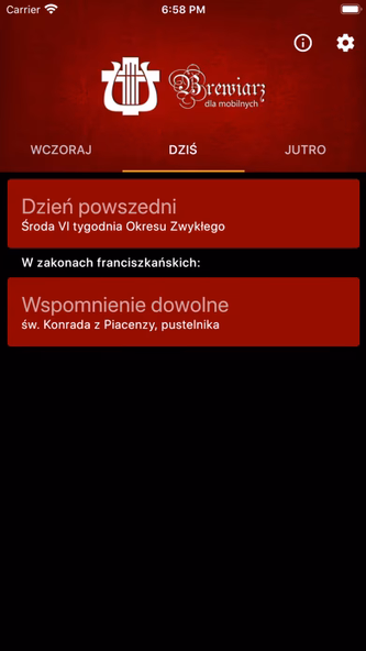 Brewiarz Screenshot 1 - AppWisp.com Brewiarz Screenshot 1 - AppWisp.com