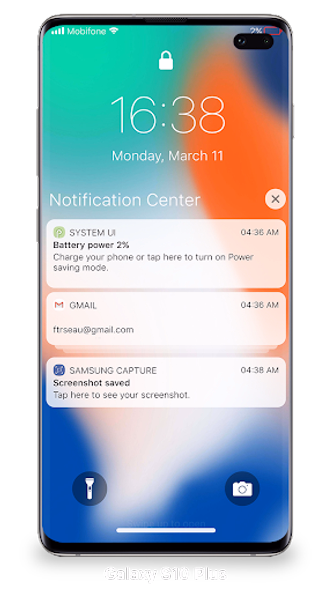 Lock Screen iOS 15 Screenshot 2 - AppWisp.com