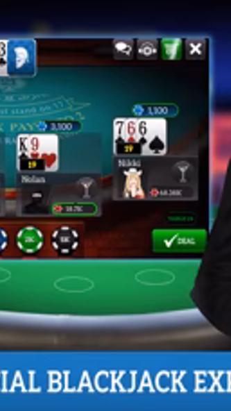 Blackjack 21 Live for Tango Screenshot 1 - AppWisp.com Blackjack 21 Live for Tango Screenshot 1 - AppWisp.com