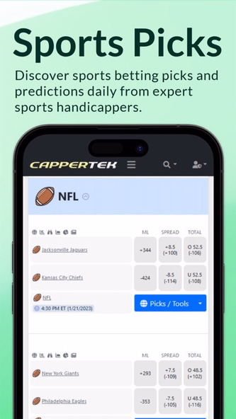 CapperTek Sports Betting Tools Screenshot 4 - AppWisp.com CapperTek Sports Betting Tools Screenshot 4 - AppWisp.com