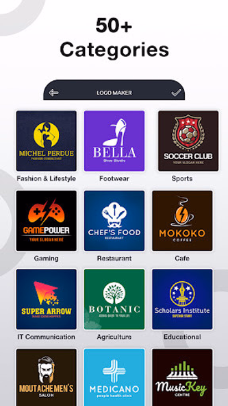 Logo Maker: Logo Creator Screenshot 2 - AppWisp.com Logo Maker: Logo Creator Screenshot 2 - AppWisp.com