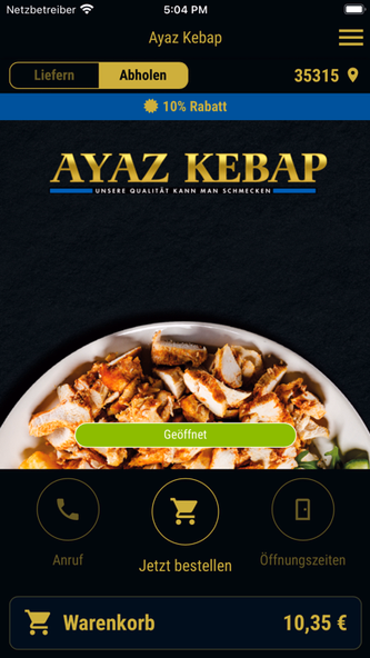 Ayaz Kebap Screenshot 1 - AppWisp.com Ayaz Kebap Screenshot 1 - AppWisp.com