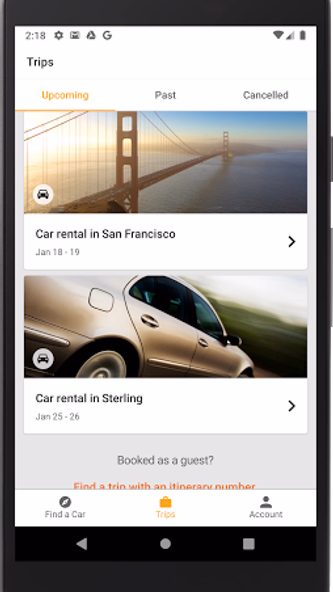 CarRentals.com: Rental Car App Screenshot 3 - AppWisp.com CarRentals.com: Rental Car App Screenshot 3 - AppWisp.com