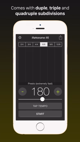 Metronome M1 Screenshot 3 - AppWisp.com Metronome M1 Screenshot 3 - AppWisp.com