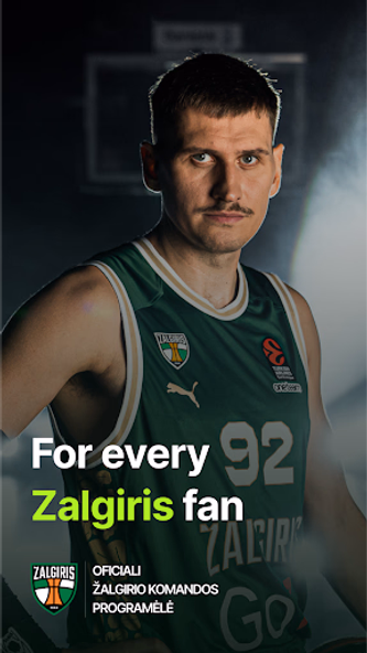 Žalgiris Screenshot 1 - AppWisp.com Žalgiris Screenshot 1 - AppWisp.com
