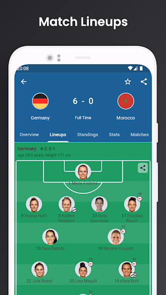 Footba11 - Soccer Live Scores Screenshot 4 - AppWisp.com Footba11 - Soccer Live Scores Screenshot 4 - AppWisp.com