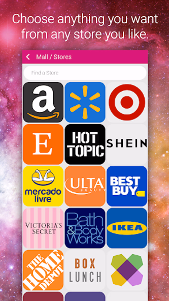 Wishfinity: Wishlist & Gifts Screenshot 2 - AppWisp.com Wishfinity: Wishlist & Gifts Screenshot 2 - AppWisp.com