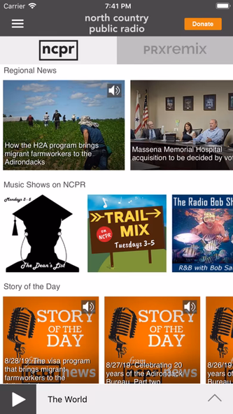 NCPR Public Radio App Screenshot 2 - AppWisp.com NCPR Public Radio App Screenshot 2 - AppWisp.com