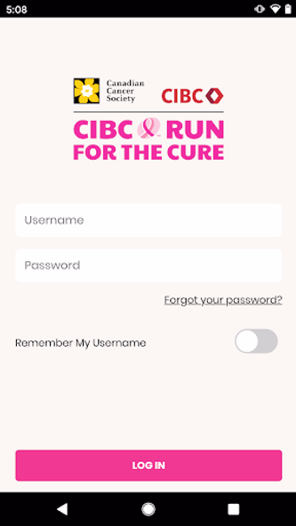 CIBC Run for the Cure Screenshot 1 - AppWisp.com CIBC Run for the Cure Screenshot 1 - AppWisp.com