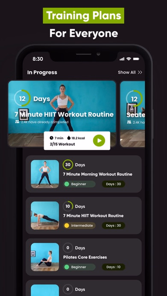 Yoga Pilates & Face Yoga Screenshot 1 - AppWisp.com Yoga Pilates & Face Yoga Screenshot 1 - AppWisp.com