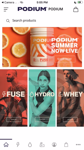 PODIUM Nutrition Screenshot 1 - AppWisp.com PODIUM Nutrition Screenshot 1 - AppWisp.com