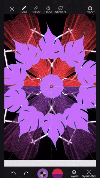 Mandala Maker: symmetry doodle Screenshot 2 - AppWisp.com Mandala Maker: symmetry doodle Screenshot 2 - AppWisp.com