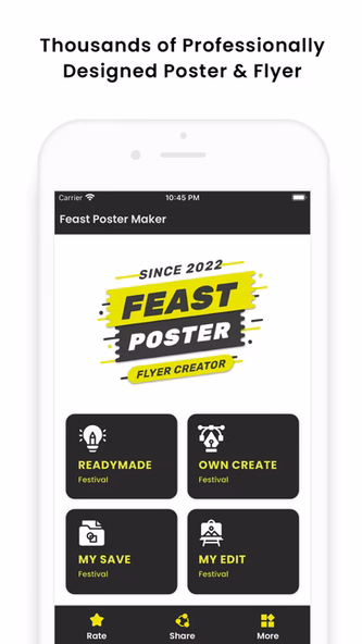 FEAST - Festival Poster Maker Screenshot 2 - AppWisp.com FEAST - Festival Poster Maker Screenshot 2 - AppWisp.com