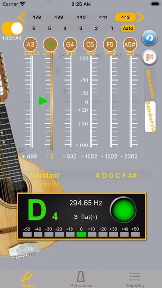 MandolinTuner - Tuner Mandolin Screenshot 2 - AppWisp.com MandolinTuner - Tuner Mandolin Screenshot 2 - AppWisp.com